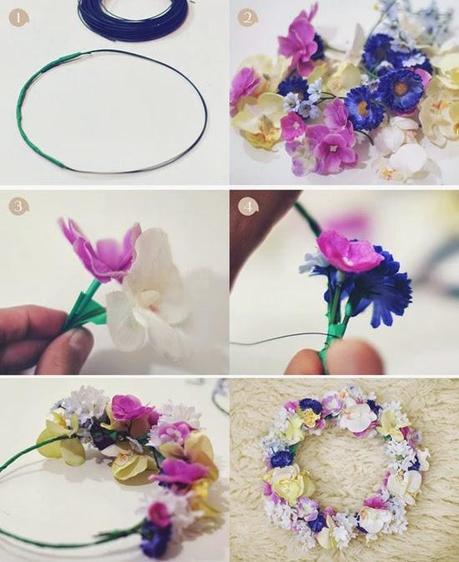 10 Coronas de flores DIY