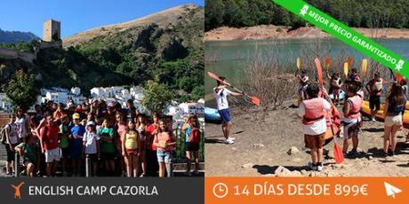 English Camp Cazorla, campamento de verano para niños 100% Inmersión en inglés
