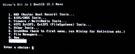 Hiren's Boot III: Dos Programs (Partition Tools)