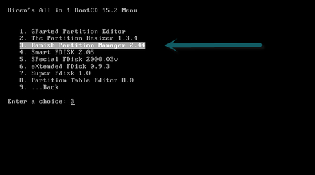 Hiren's Boot III: Dos Programs (Partition Tools)