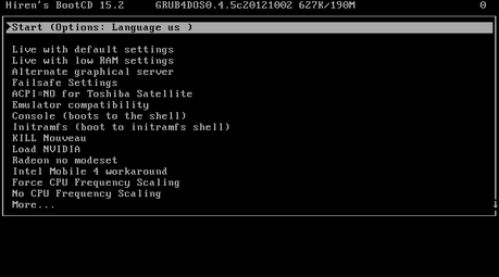 Hiren's Boot III: Dos Programs (Partition Tools)