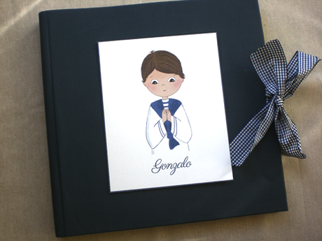 álbum comunión niño