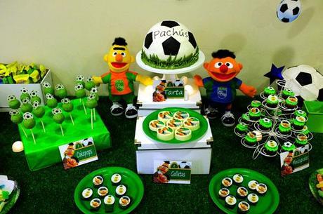 Fiesta futbolera para el segundo cumpleaños de Pachús