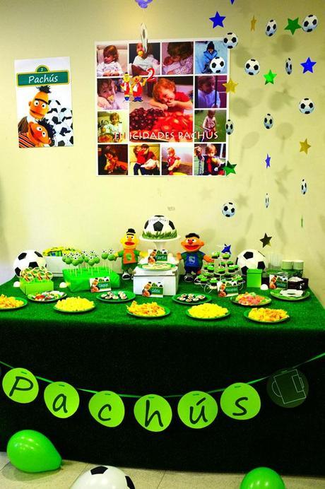 Fiesta futbolera para el segundo cumpleaños de Pachús