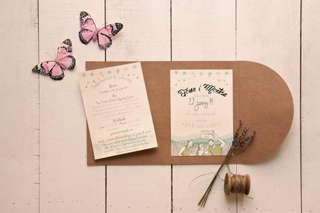 INVITACIÓN DE BODA KRAFT: LA BODA DE J&M