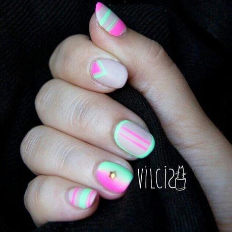 look para primavera 2014 con vilcis nail design