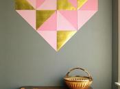 Decorando paredes estampado geométrico