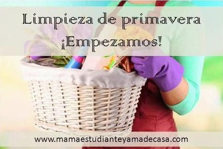 Limpieza de primavera ¡Empezamos!