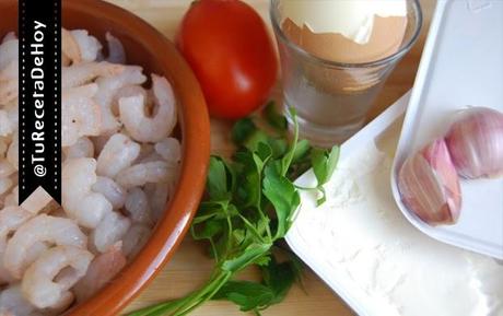 Ingredientes para hacer paté de gambas casero