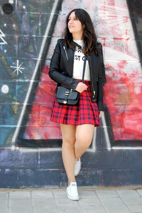 Tartan skirt