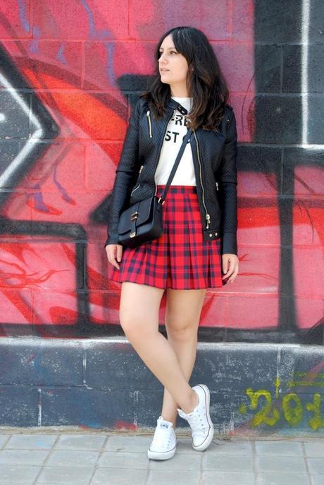 Tartan skirt
