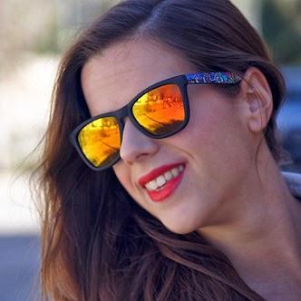Silvia Silvins del blog Miss Greyhound con gafas de sol 41 eyewear modelo FREEDOM gafas de sol de moda