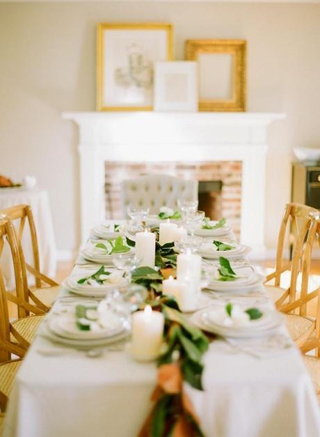 Magnolias: centro de mesa + DIY