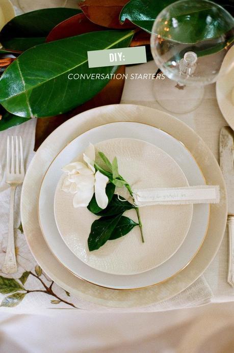 Magnolias: centro de mesa + DIY