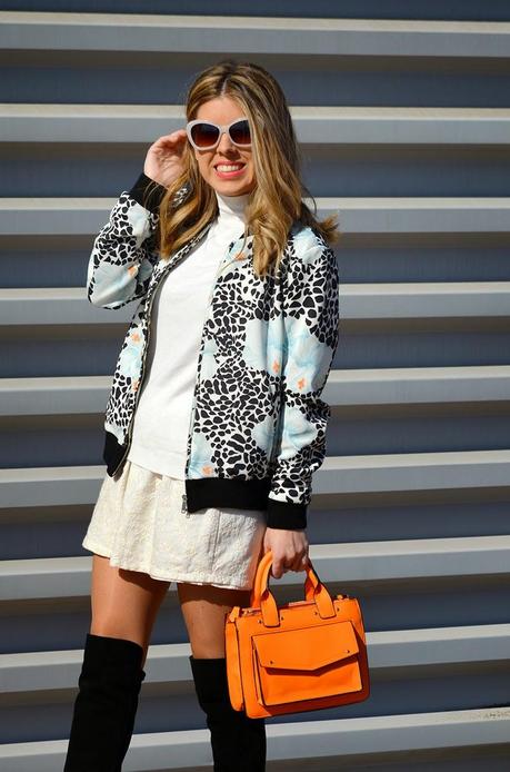 blue and black bomber