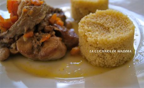 CONEJO EN SALSA DE AJOS Y ZANAHORIAS