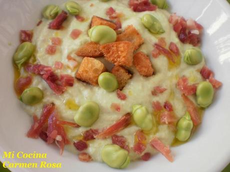 PORRA BLANCA DE HABAS FRESCAS