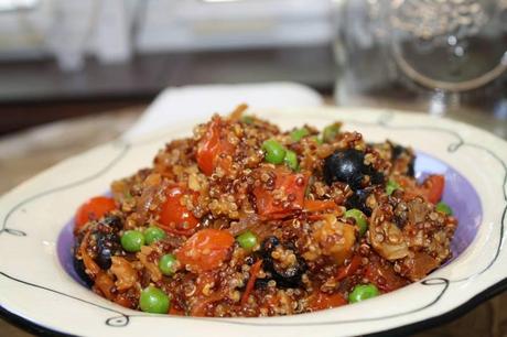 PAELLA DE QUINOA