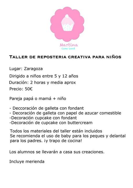 Taller de Repostería Creativa