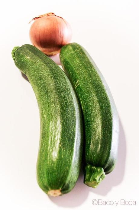 calabacin y cebolla para crema de calabacin