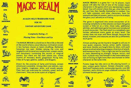 Magic Realm de Avalon Hill(1979)