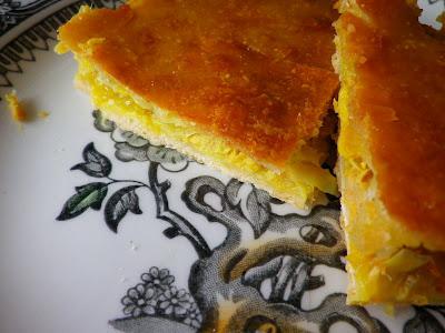 Empanada gallega con harina de garbanzos