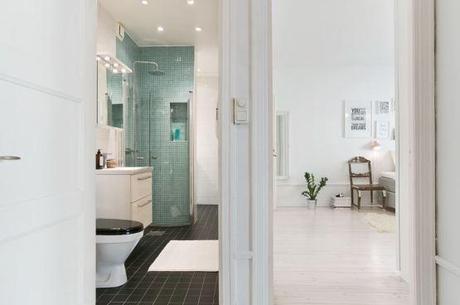 puertas correderas laundry room lavandería Ideas deco para un piso nórdico pequeño encimera hormigón decoracion diseño interiores blog de decoración nórdica escandinava amueblar pasillos grandes 