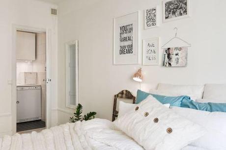 puertas correderas laundry room lavandería Ideas deco para un piso nórdico pequeño encimera hormigón decoracion diseño interiores blog de decoración nórdica escandinava amueblar pasillos grandes 