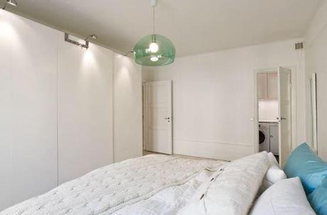 puertas correderas laundry room lavandería Ideas deco para un piso nórdico pequeño encimera hormigón decoracion diseño interiores blog de decoración nórdica escandinava amueblar pasillos grandes 