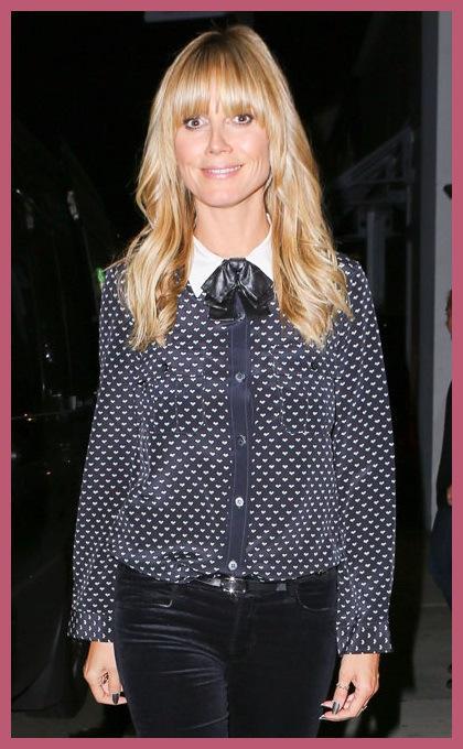 Se llevan las CAMISAS abotonadas hasta arriba camisa masculina cerrada heidi klum a Se llevan las CAMISAS abotonadas hasta arriba