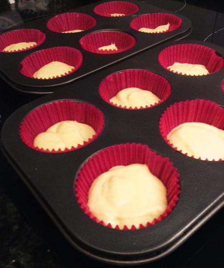 Cupcake de vainilla y chocolate