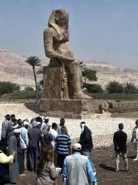 Egipto noticias: Revelan estatuas gigantes del faraón Amenofis recién restauradas