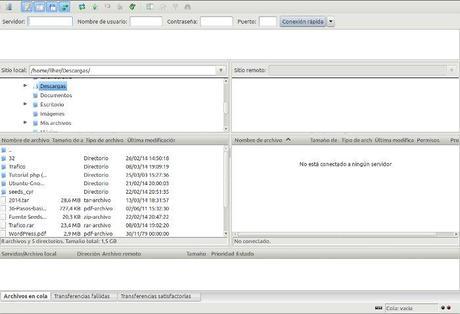 Como usar el servidor web filezilla