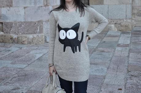 Sheinside: Cat sweater!!
