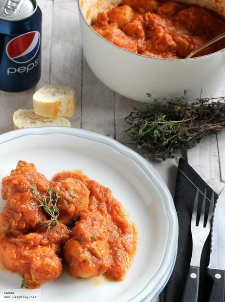 Pollo guisado en gazpacho, PEPSICOcina con nosotros