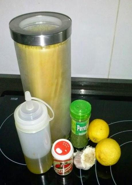 Spaguettis al limón