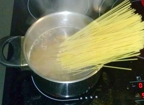 Spaguettis al limón