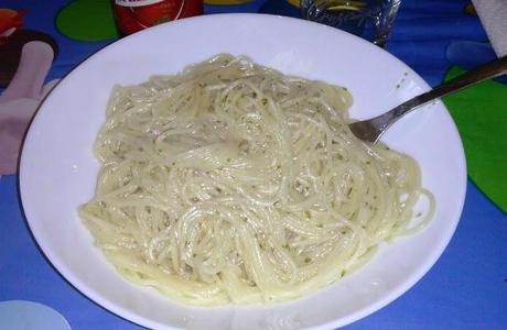 Spaguettis al limón