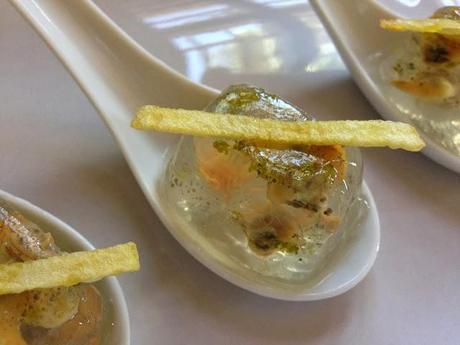 Gelatinas de Vermut con Alma de Caviar.