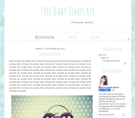 Plantilla Gratis para Blogger Plantilla Gratis para Blogger