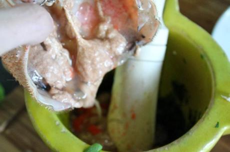 Arroz caldoso de cranca de Mallorca (paso a paso)