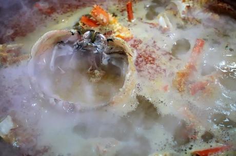 Arroz caldoso de cranca de Mallorca (paso a paso)