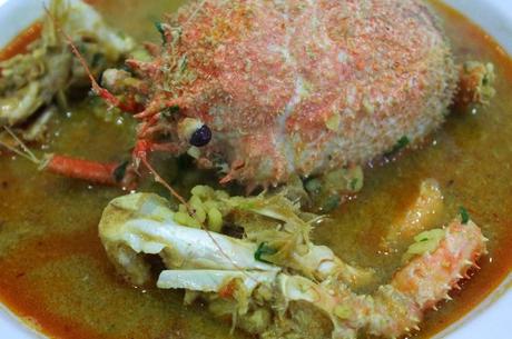 Arroz caldoso de cranca de Mallorca (paso a paso)