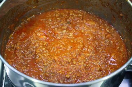 La salsa boloñesa de la 
