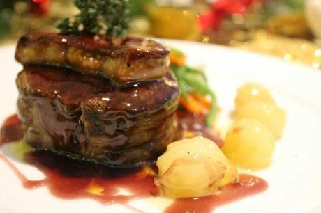 Solomillo de ternera con foie al oporto Solomillo de ternera con foie al oporto