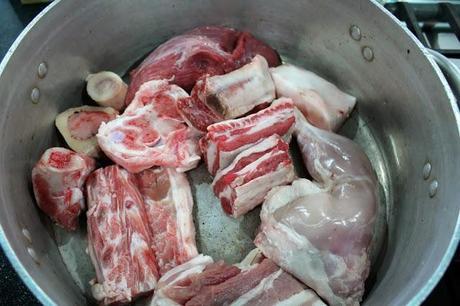 Sopa rellena de navidad. Sopa rellena de navidad.