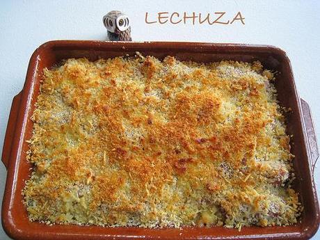 GRATINADO DE TOMATE RAF Y SALCHICHAS (18)