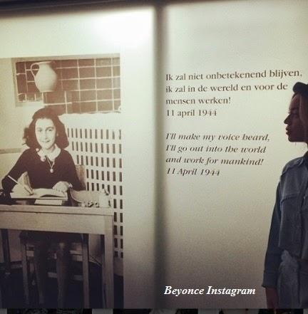 Beyonce en el Museo de Ana Frank. Consigue su look de Topshop