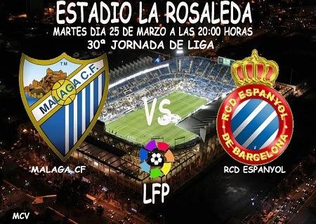 MALAGA CF vs  RCD. ESPANYOL