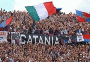 Ultras Catania bandera de Italia